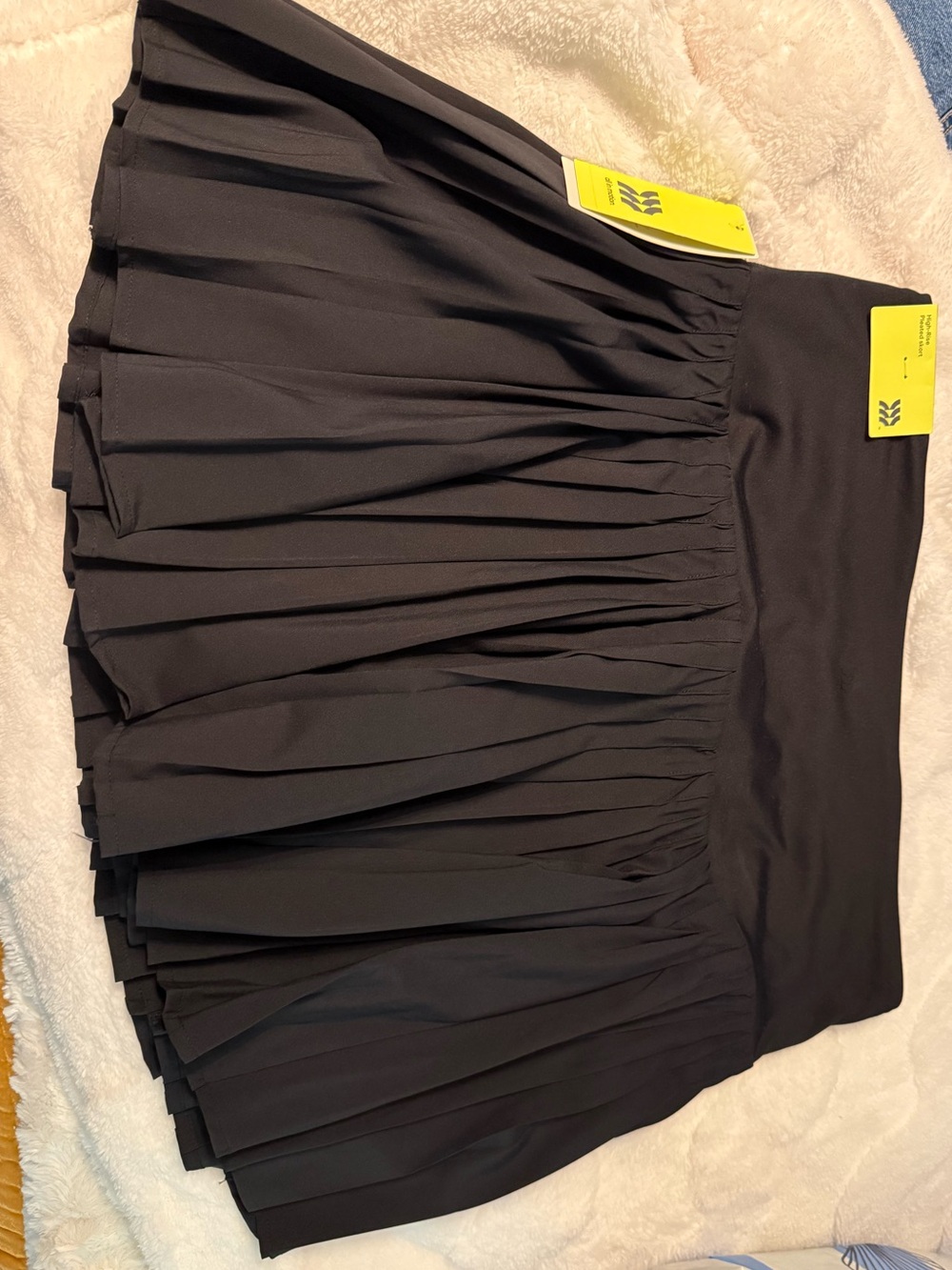All In Motion High-Rise Pleated Black Women’s Skort